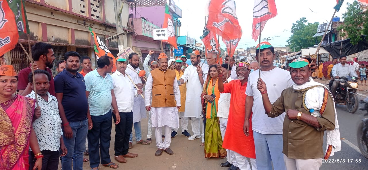 BJP protests against Hemant Government in Jharkhand