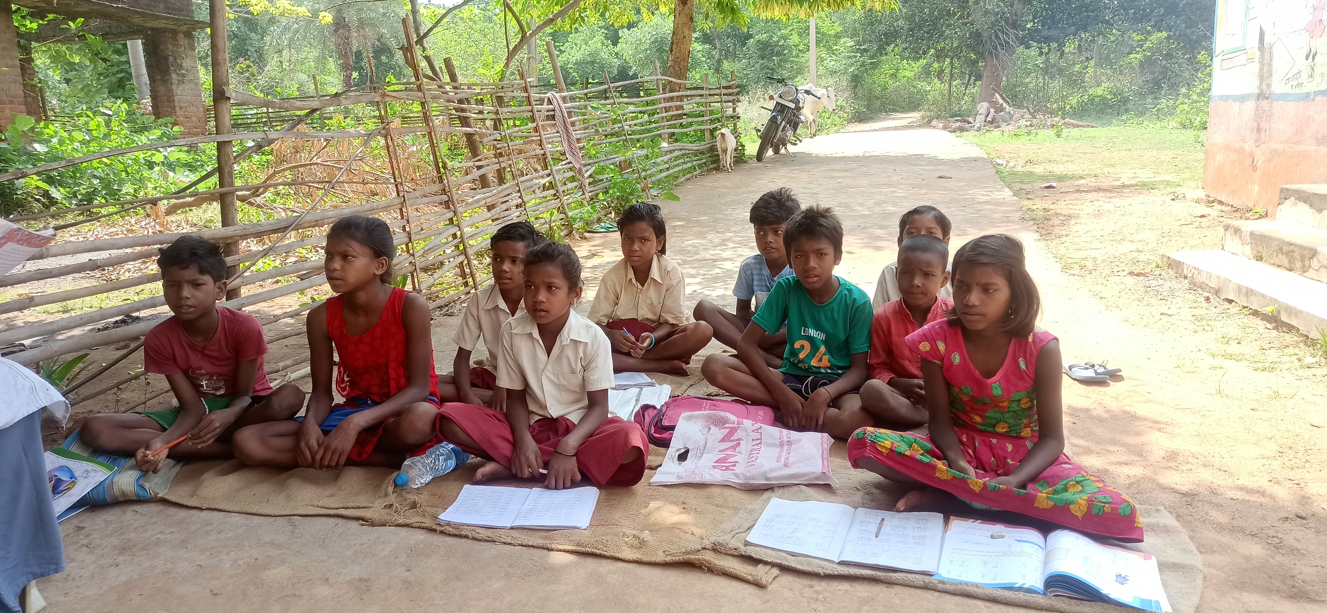 Poor condition of government school building in Dumka