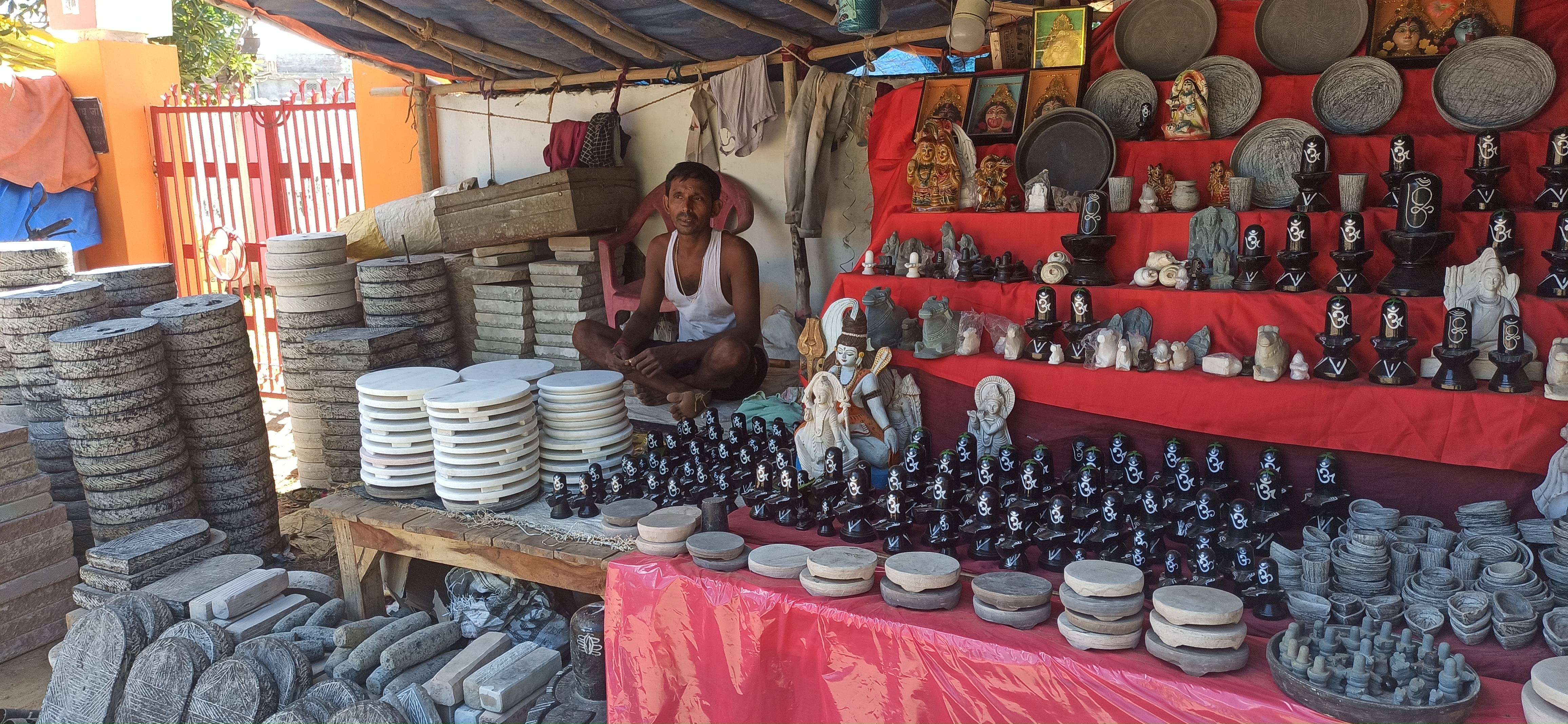 Basukinath Shravani Mela Market in Dumka