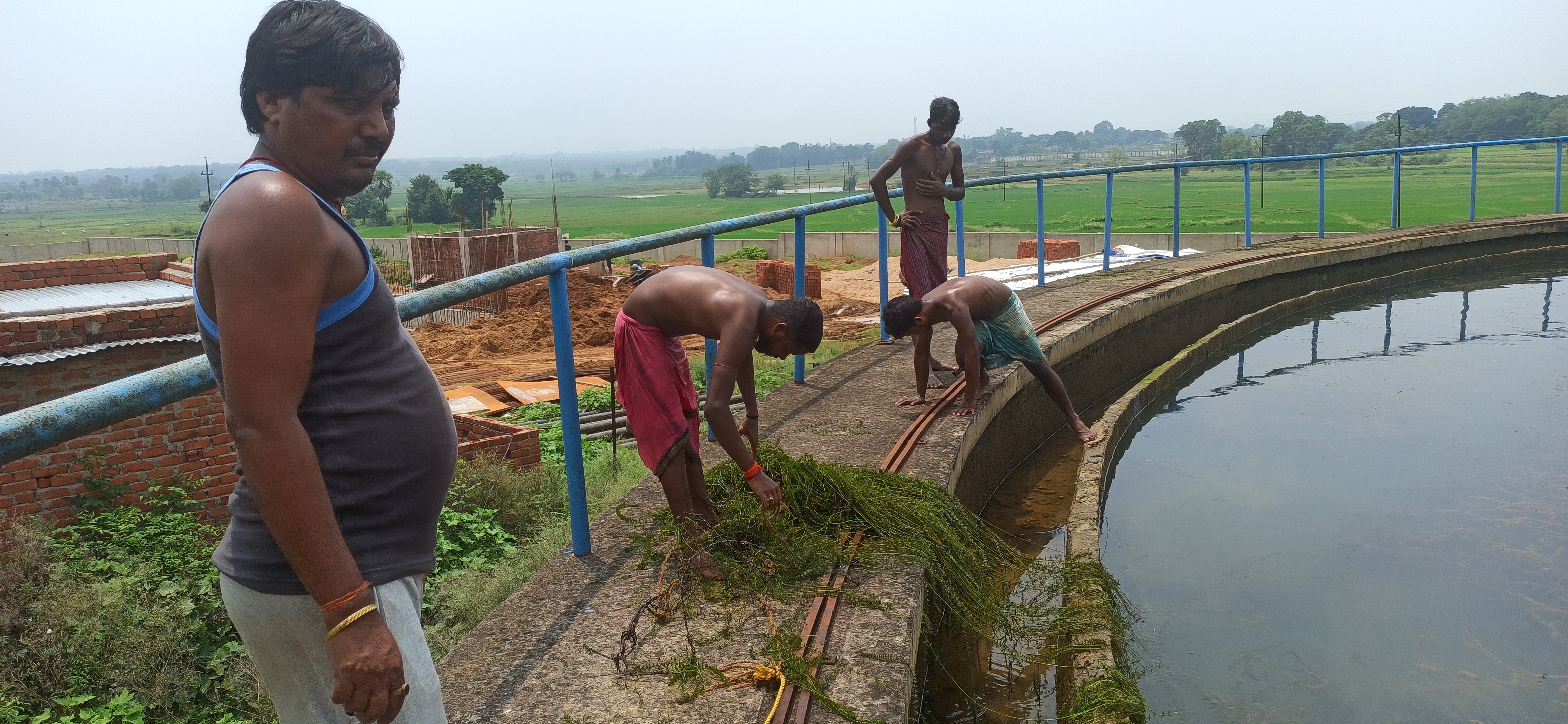 supply affected due to mosses in water treatment plant in Dumka