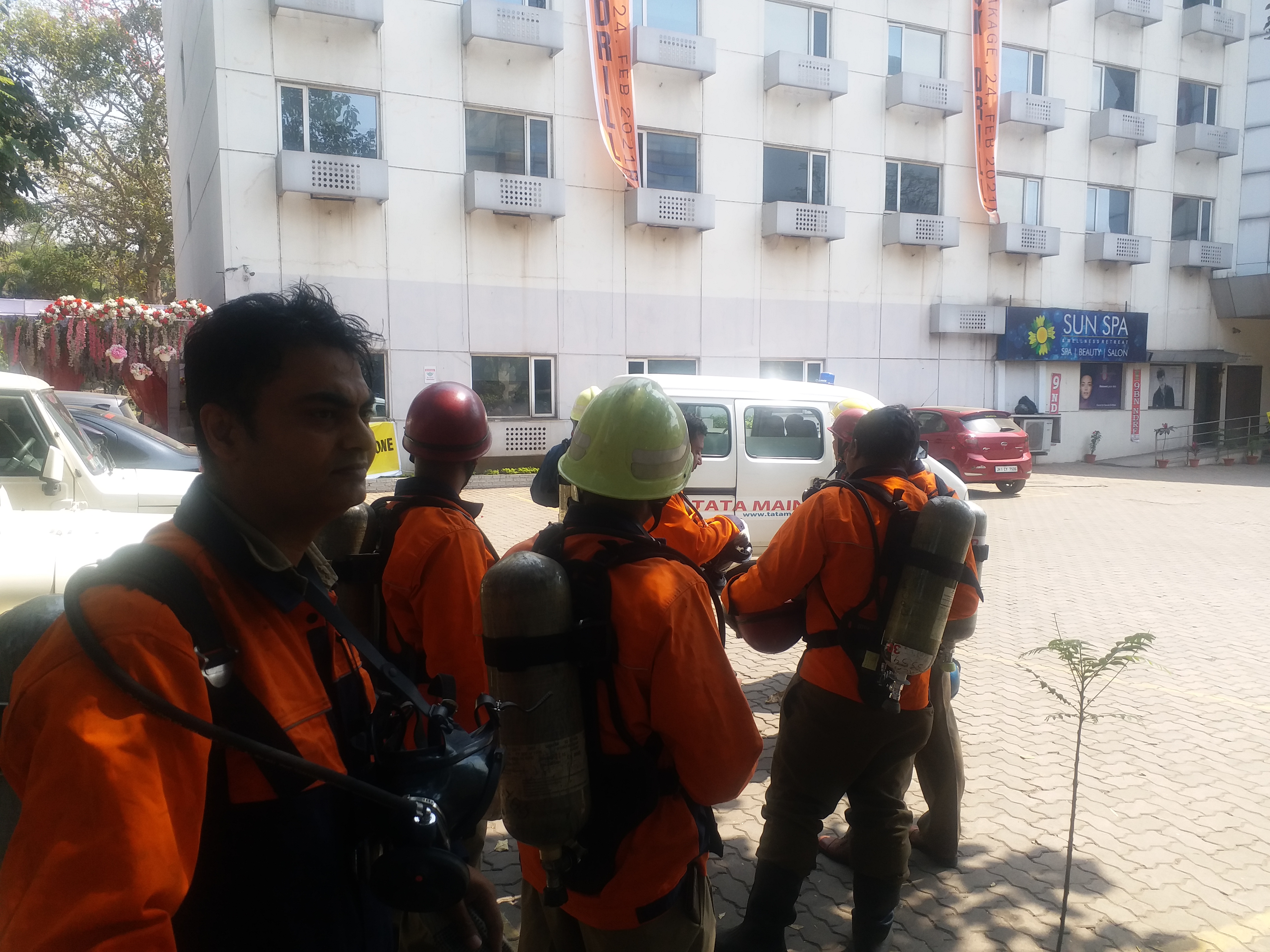 Mock drill in jamshedpur