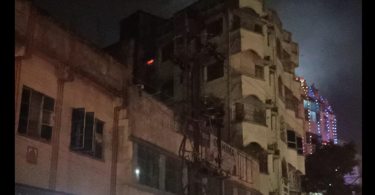 house on fire in jamshedpur