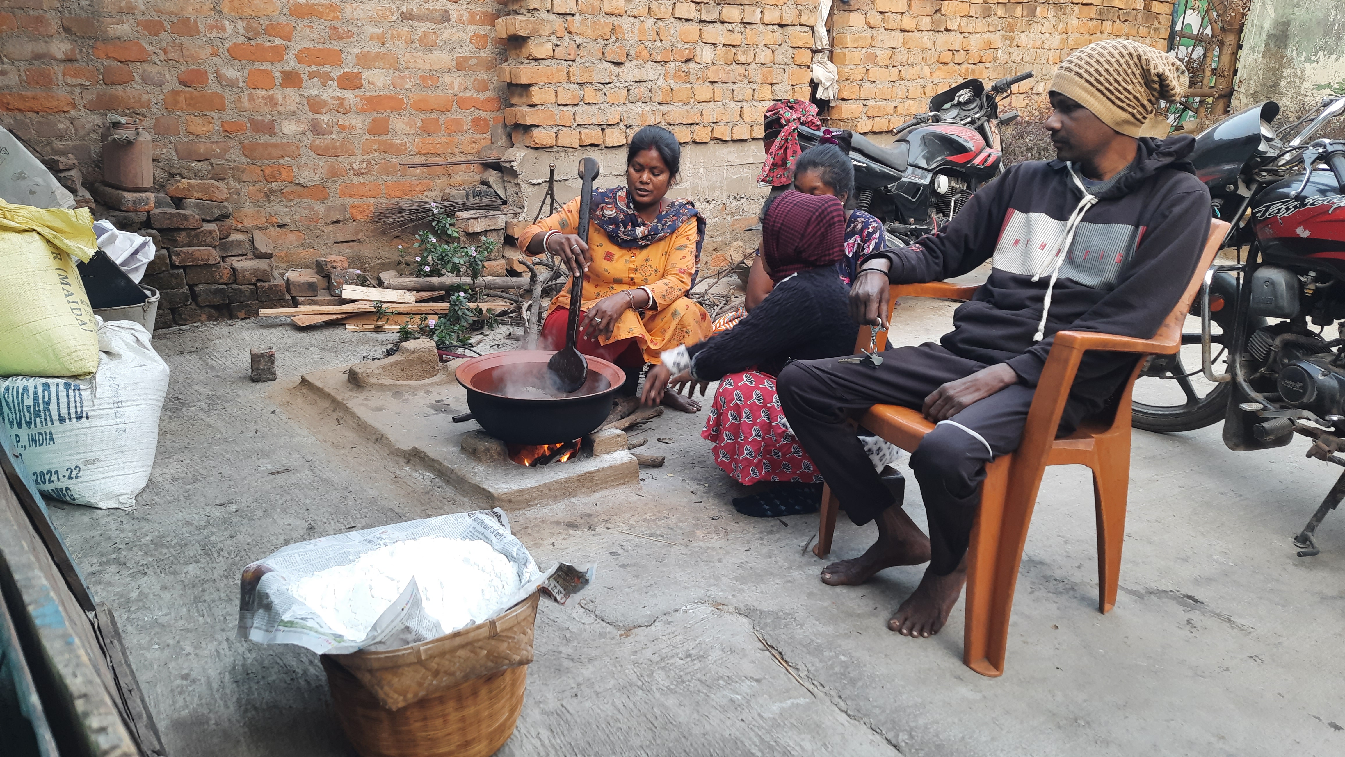 Jharkhand Tribal Society sweet dish Pitha for Makar Sankranti