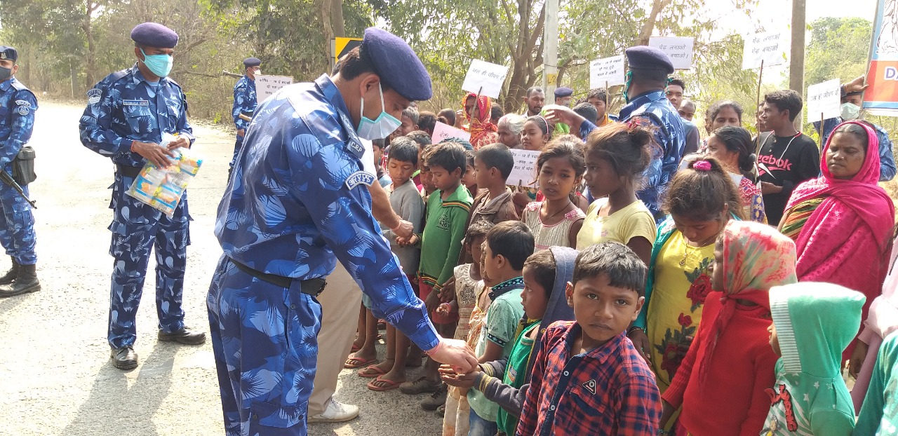 Raf soldiers Beti Bachao Beti Padhao campaign