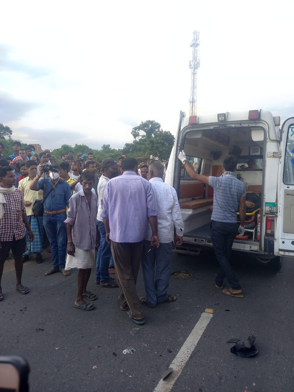 road accident in giridih