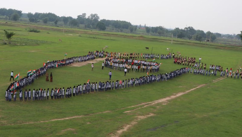 tiranga yatra Bagodar for har ghar tiranga abhiyan