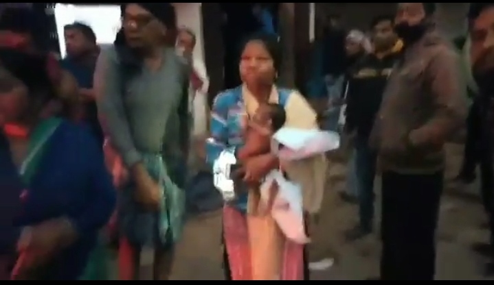 fire broke in child hospital in godda