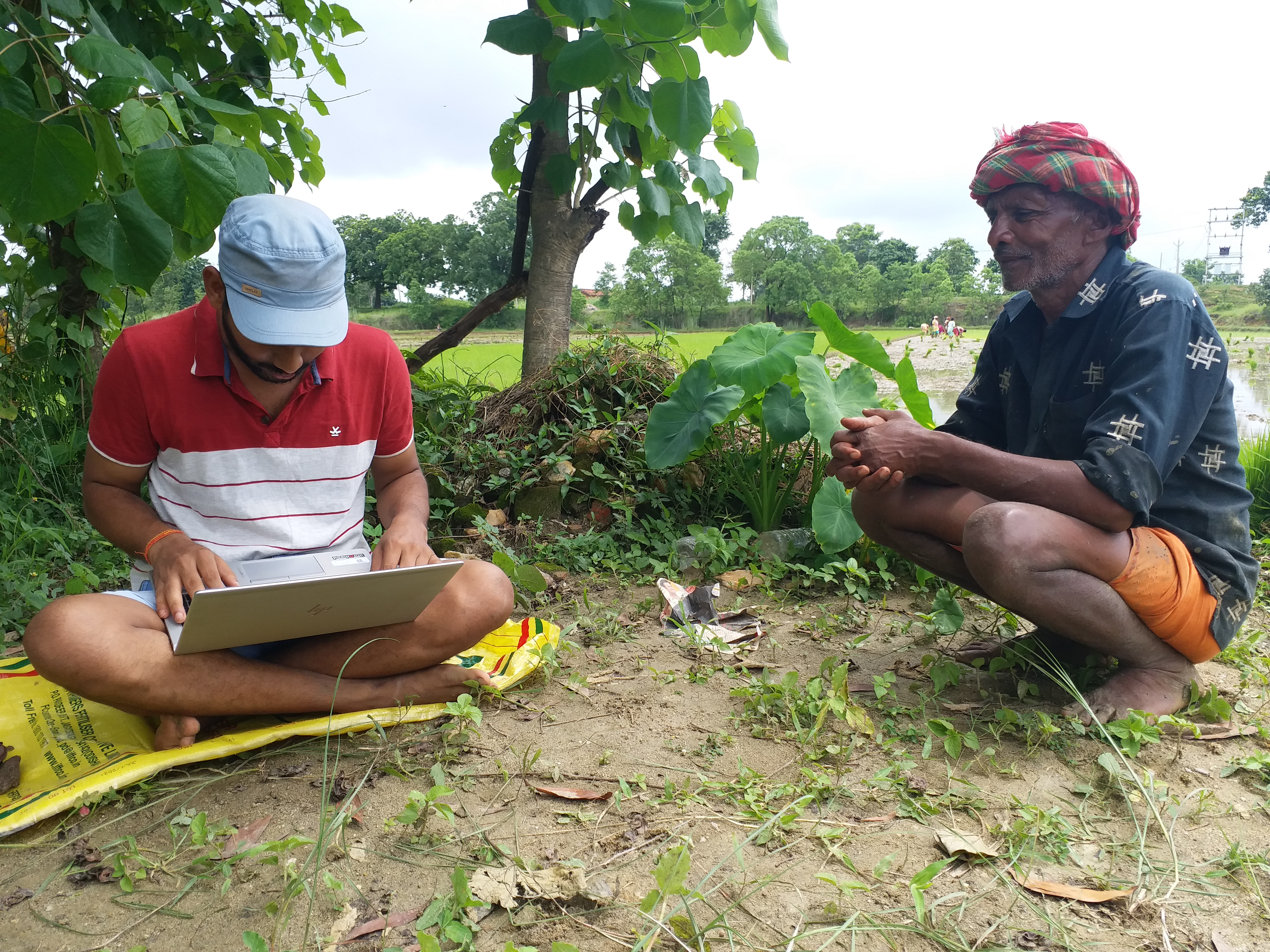 software engineer Dheeraj Kumar learning agriculture in Hazaribag