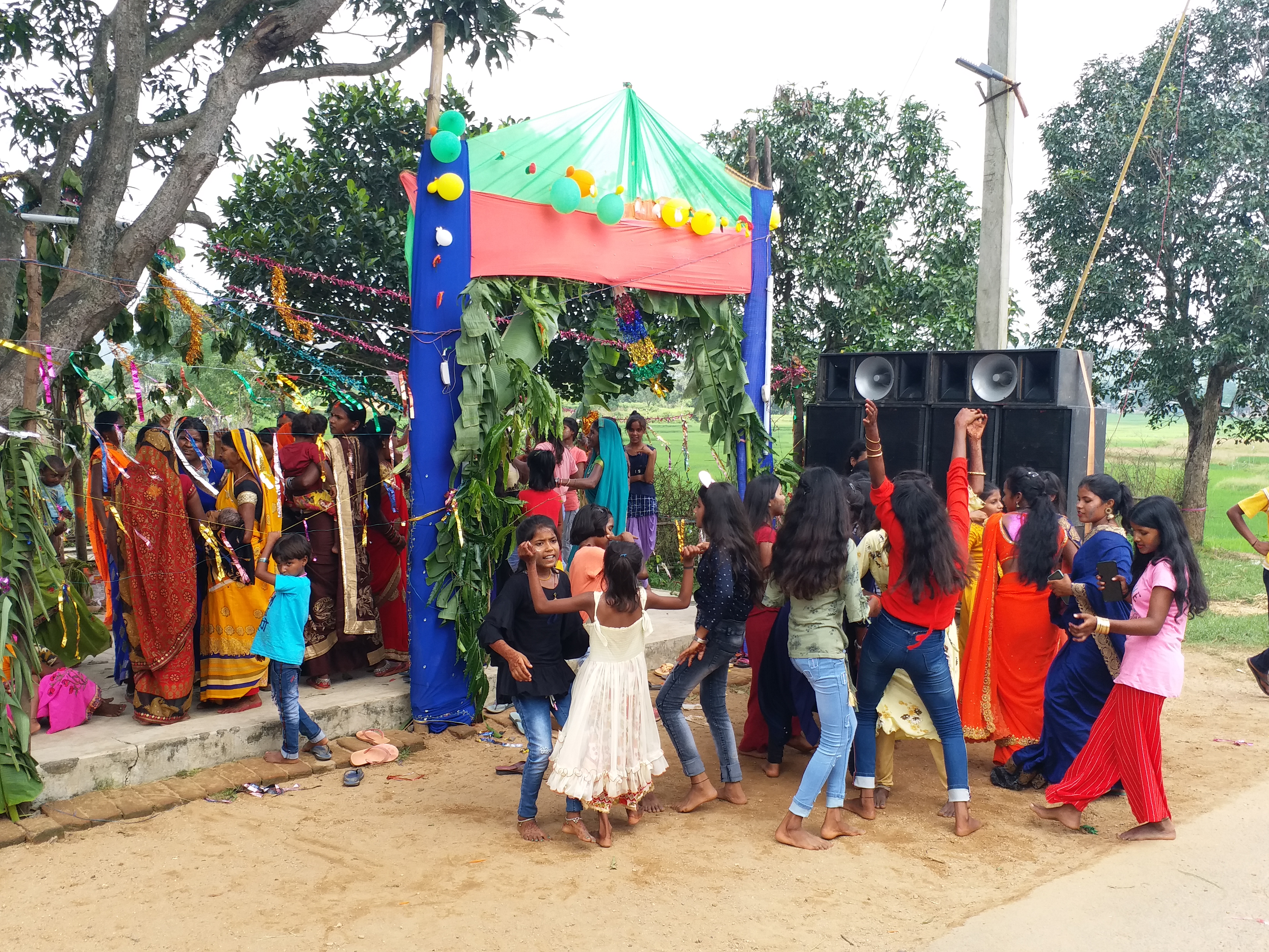 karma puja celebrated in Hazaribag