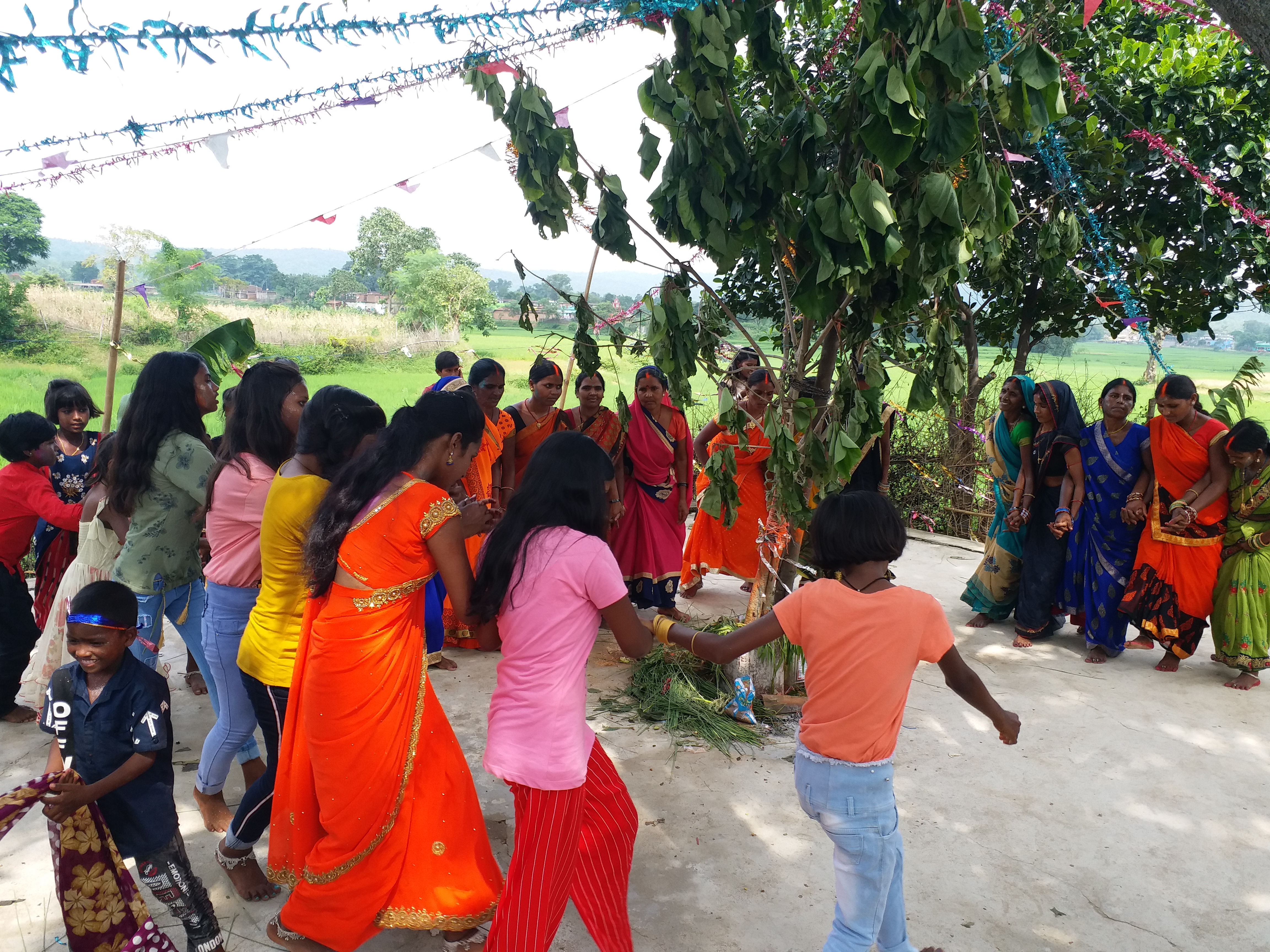 karma puja celebrated in Hazaribag