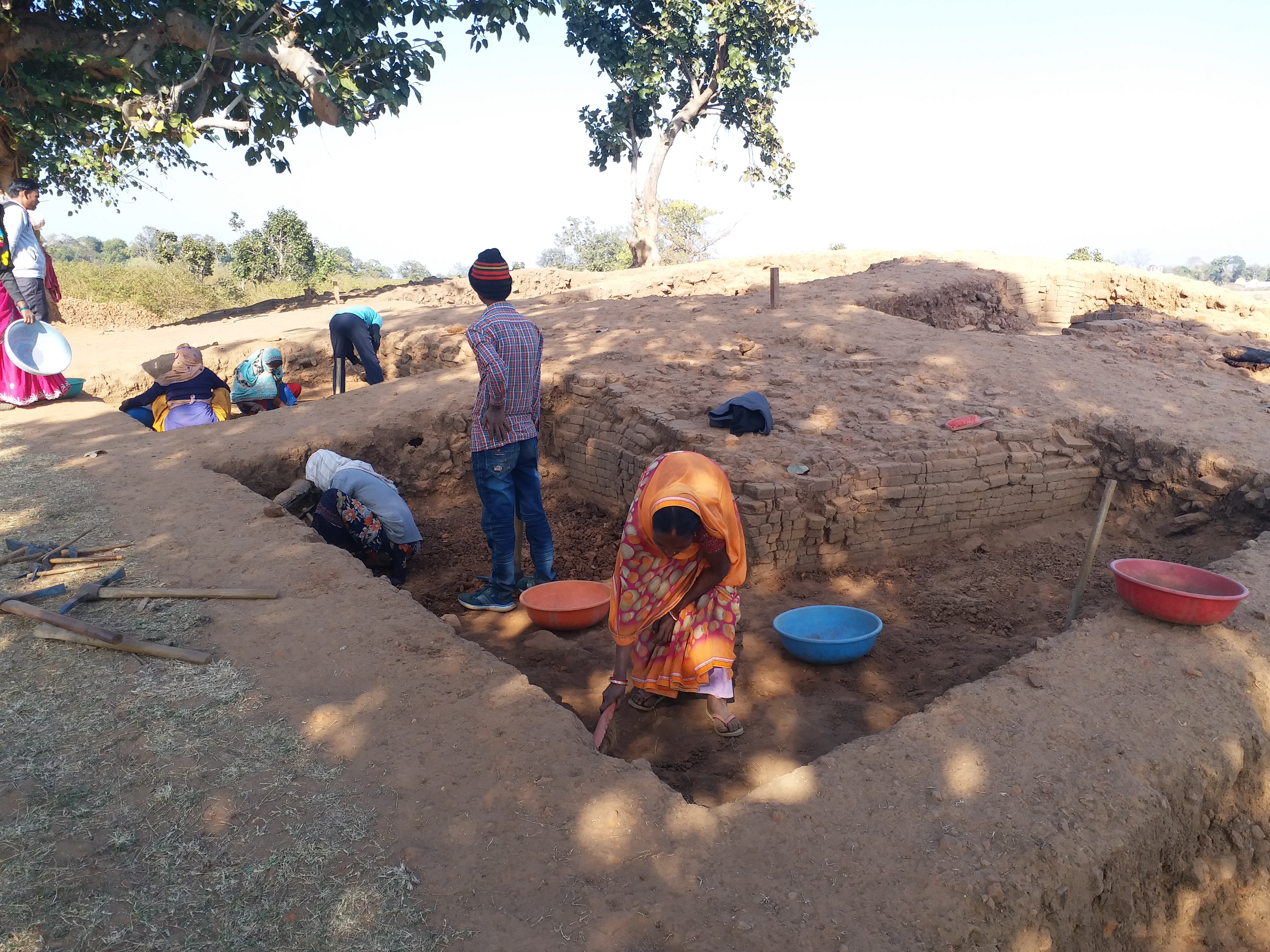 excavations started again at archaeological site