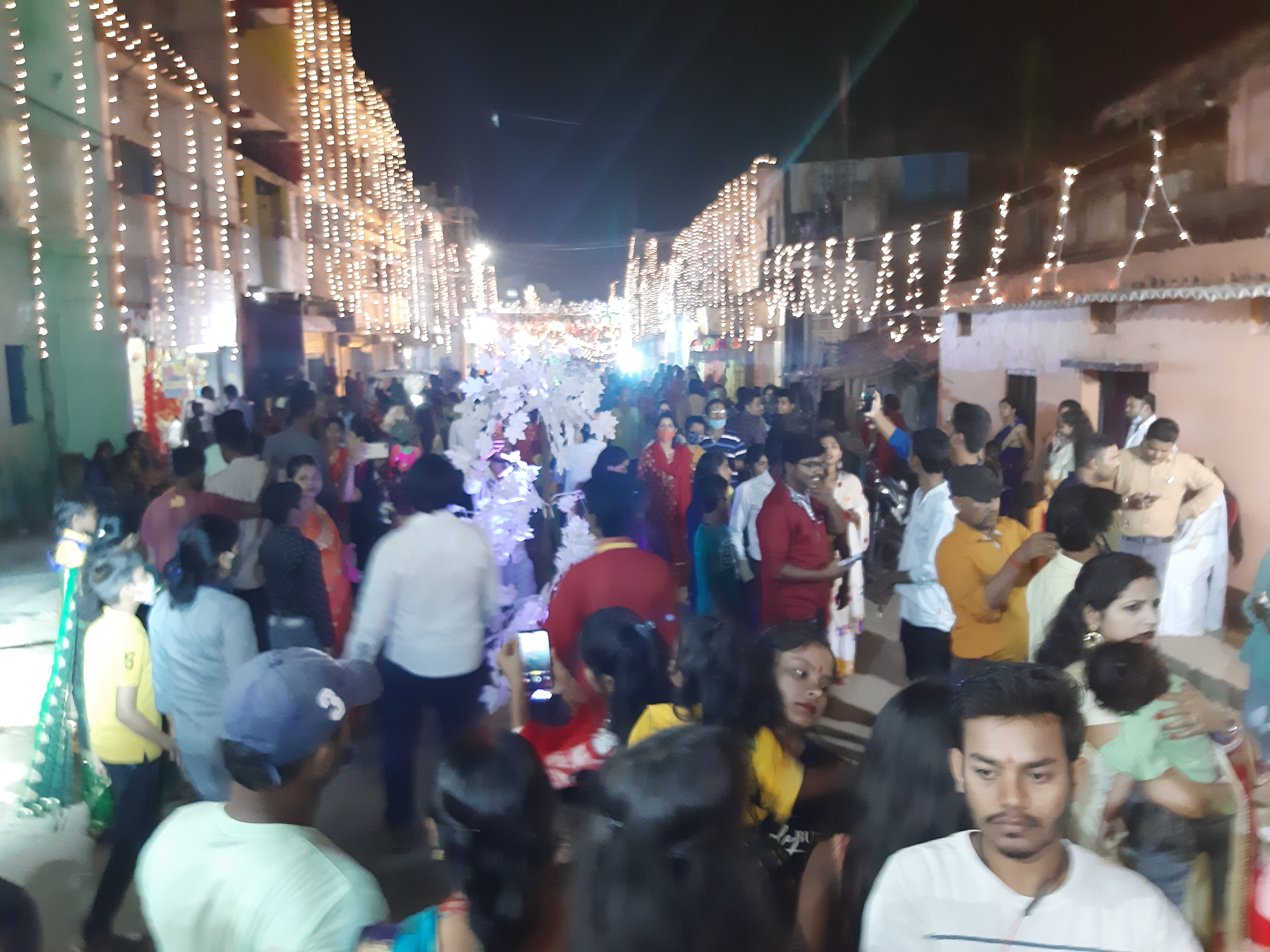 Durga Puja festival in Jharkhand in Navratri 2021, people wished Dussehra