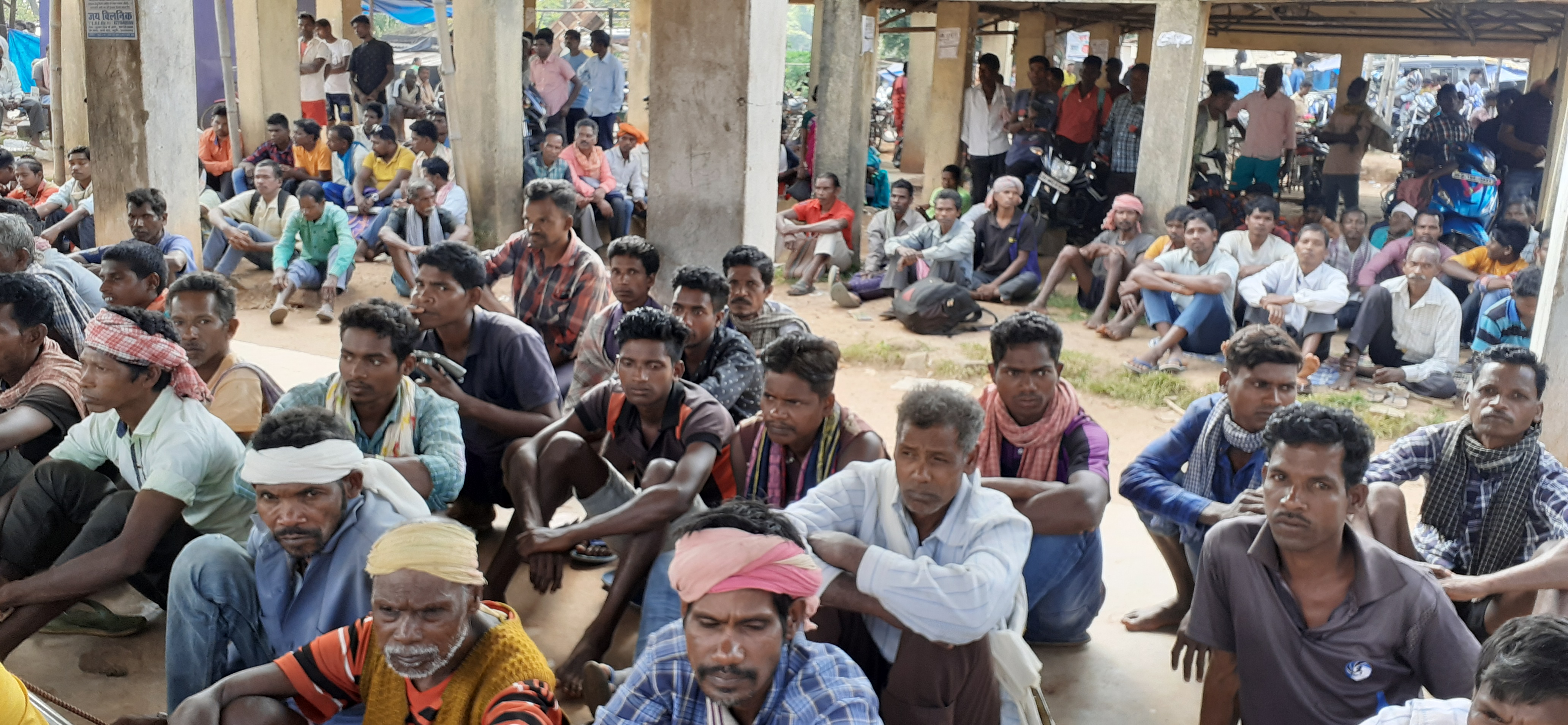 Panchayat election in Jharkhand Munda tribe meeting in Bandgaon Bazar Tand