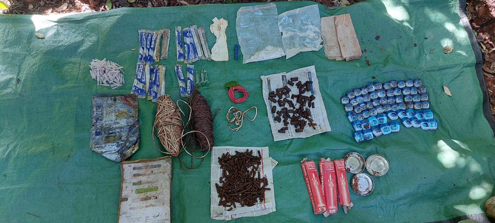 Maoist Explosives Recovered in khunti