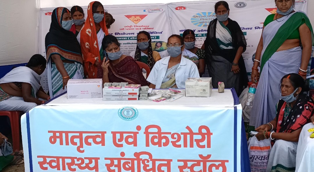 Health fair organized in Chandwara block of Koderma