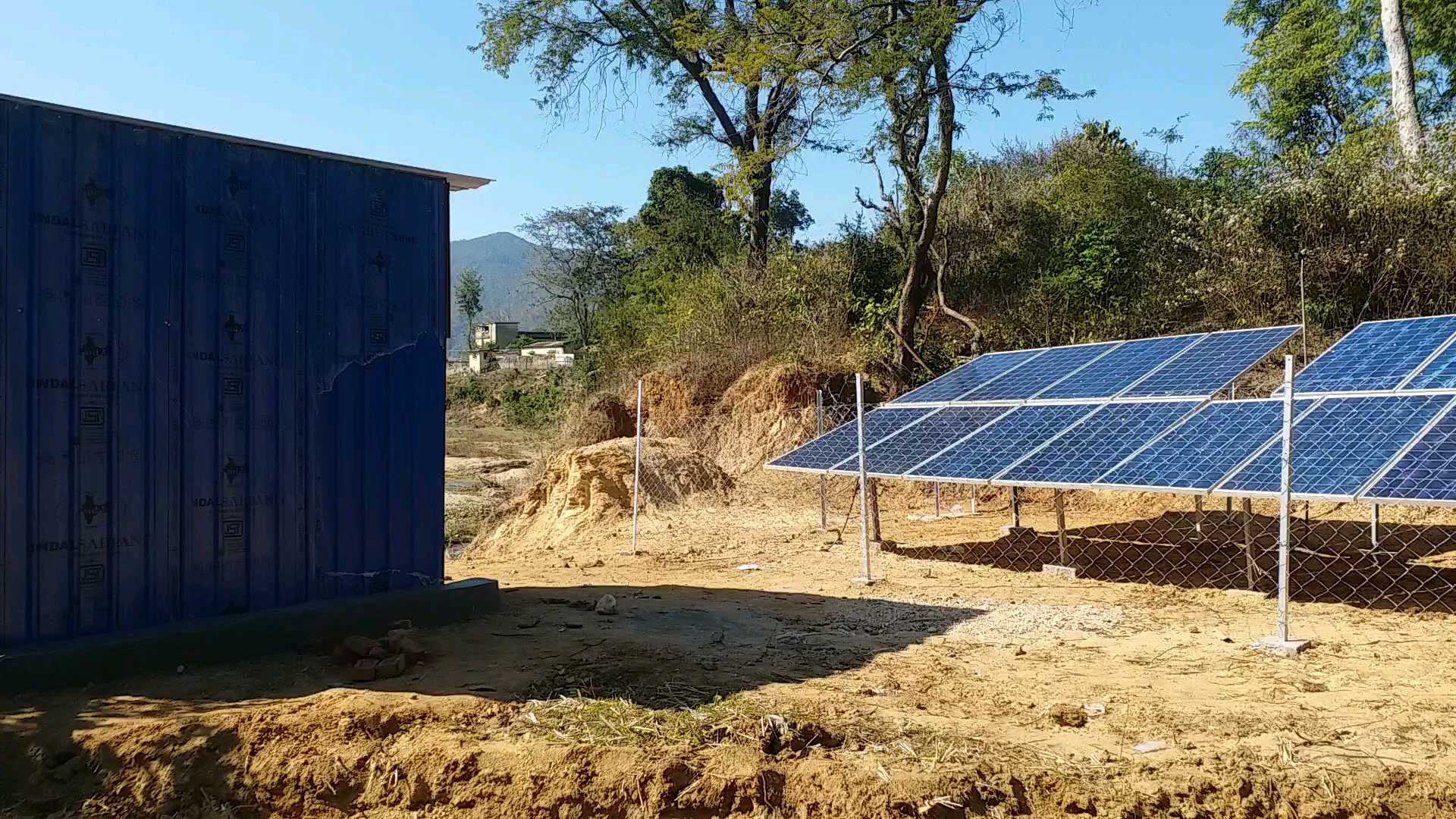 Kone village of Latehar fields irrigated by solar based lift irrigation