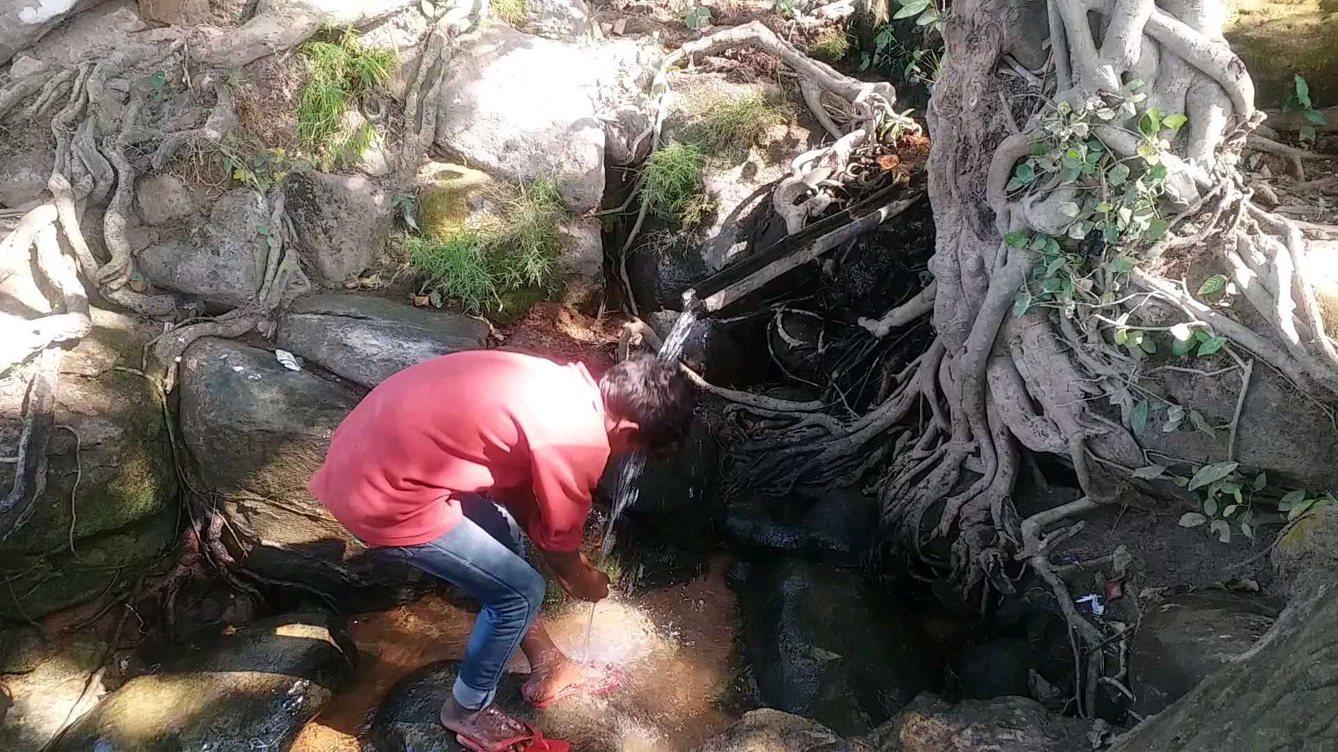 Healing properties waterfall in Latehar bathing in spring of Vishrampur for skin diseases cures!