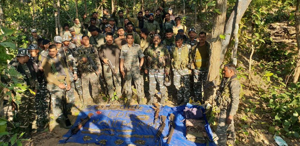 Naxalite weapons recovered in Lohardaga