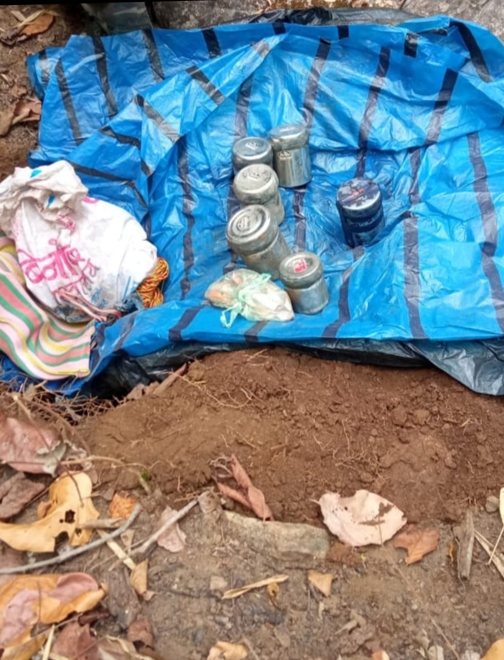 Lohardaga police recovered explosives