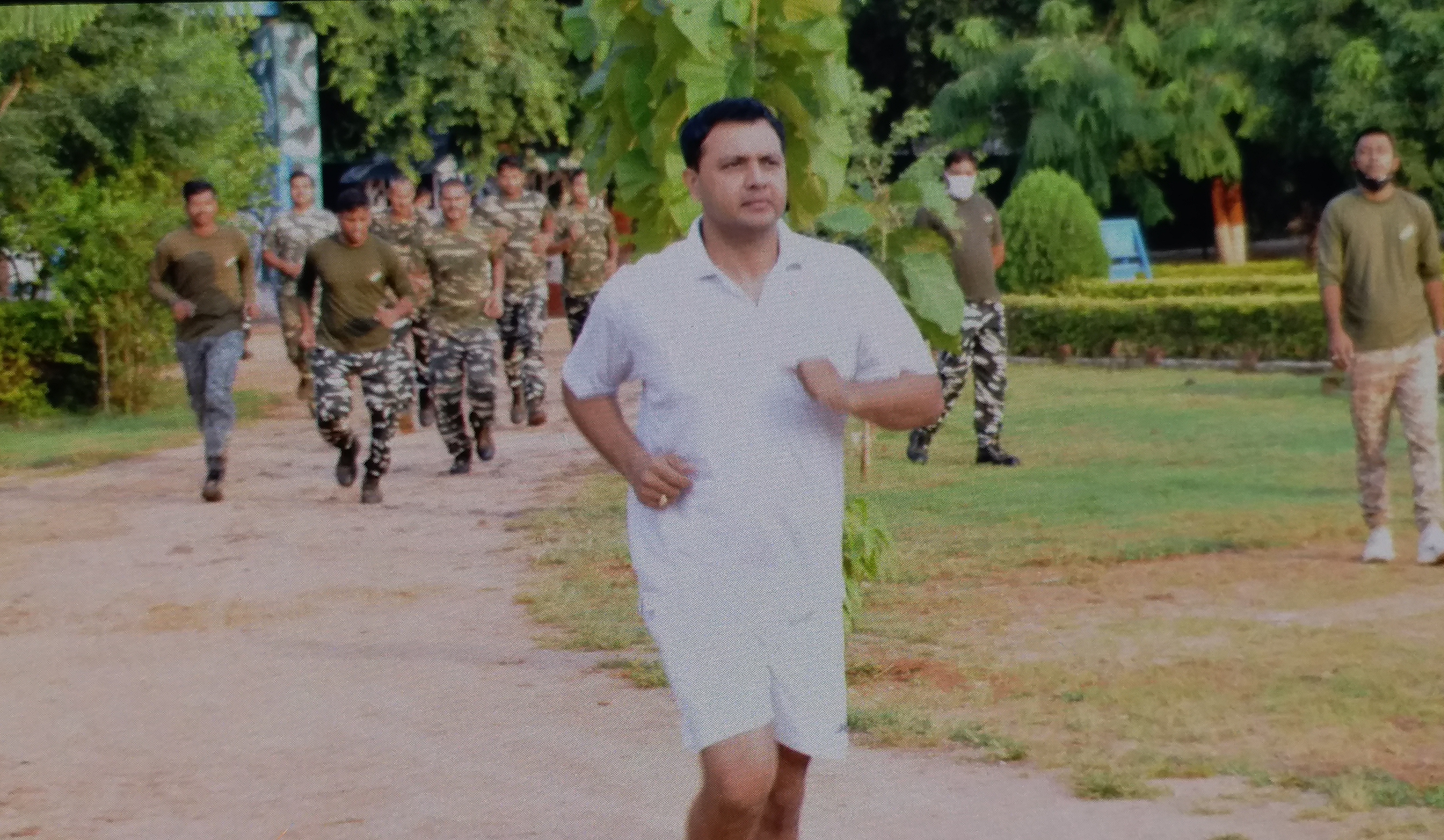 Palamu CRPF team will cover 10 million kilometers on foot