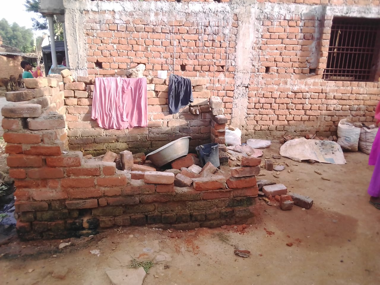 elephants damaged homes