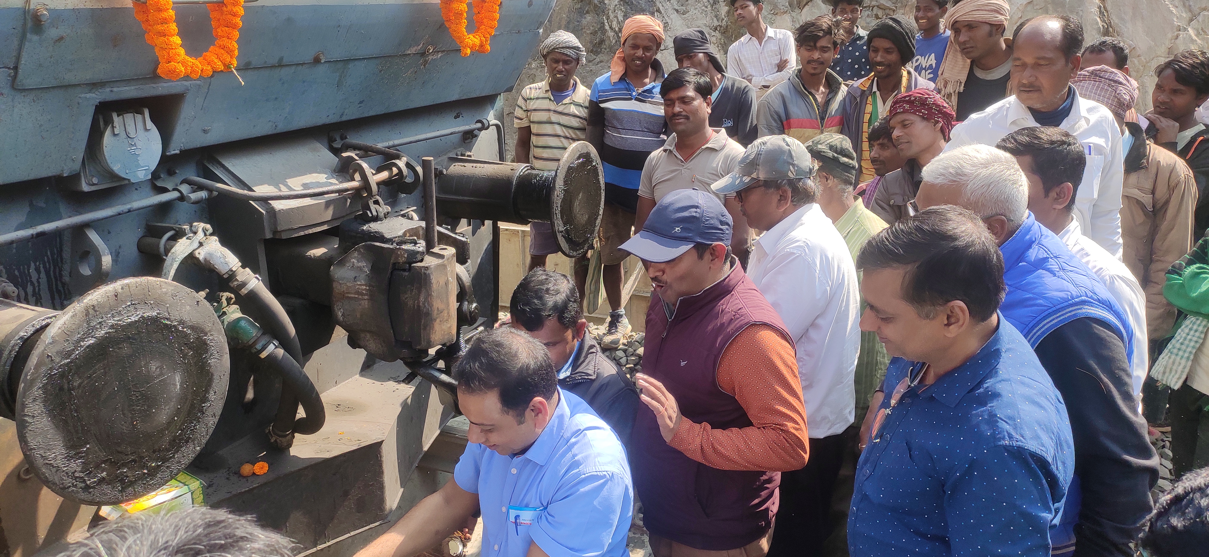 rail Engine trial from Sidhwar to Sanki in Ramgarh