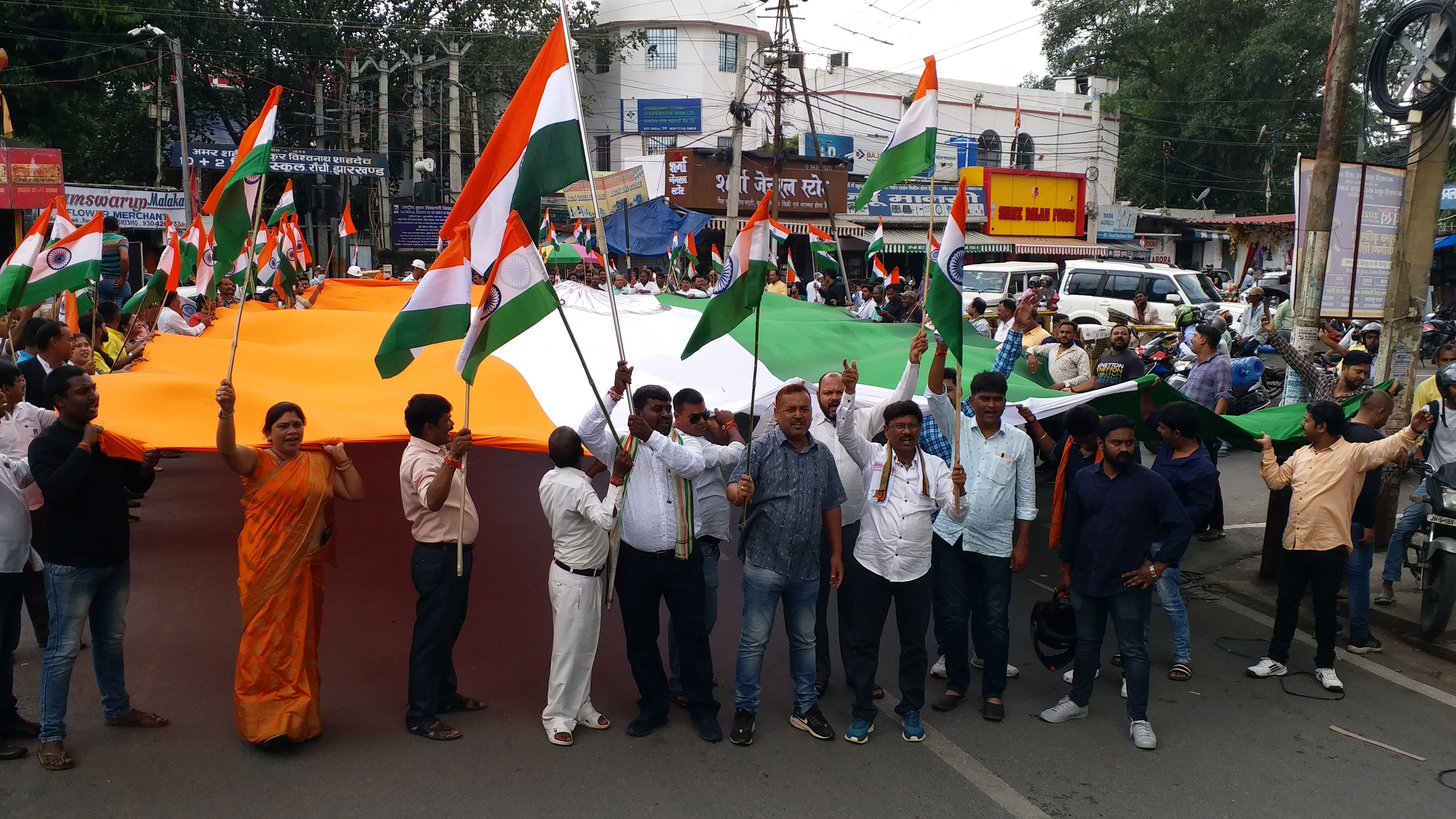 jharkhand-bjp-takes-out-tiranga-yatra-in-ranchi