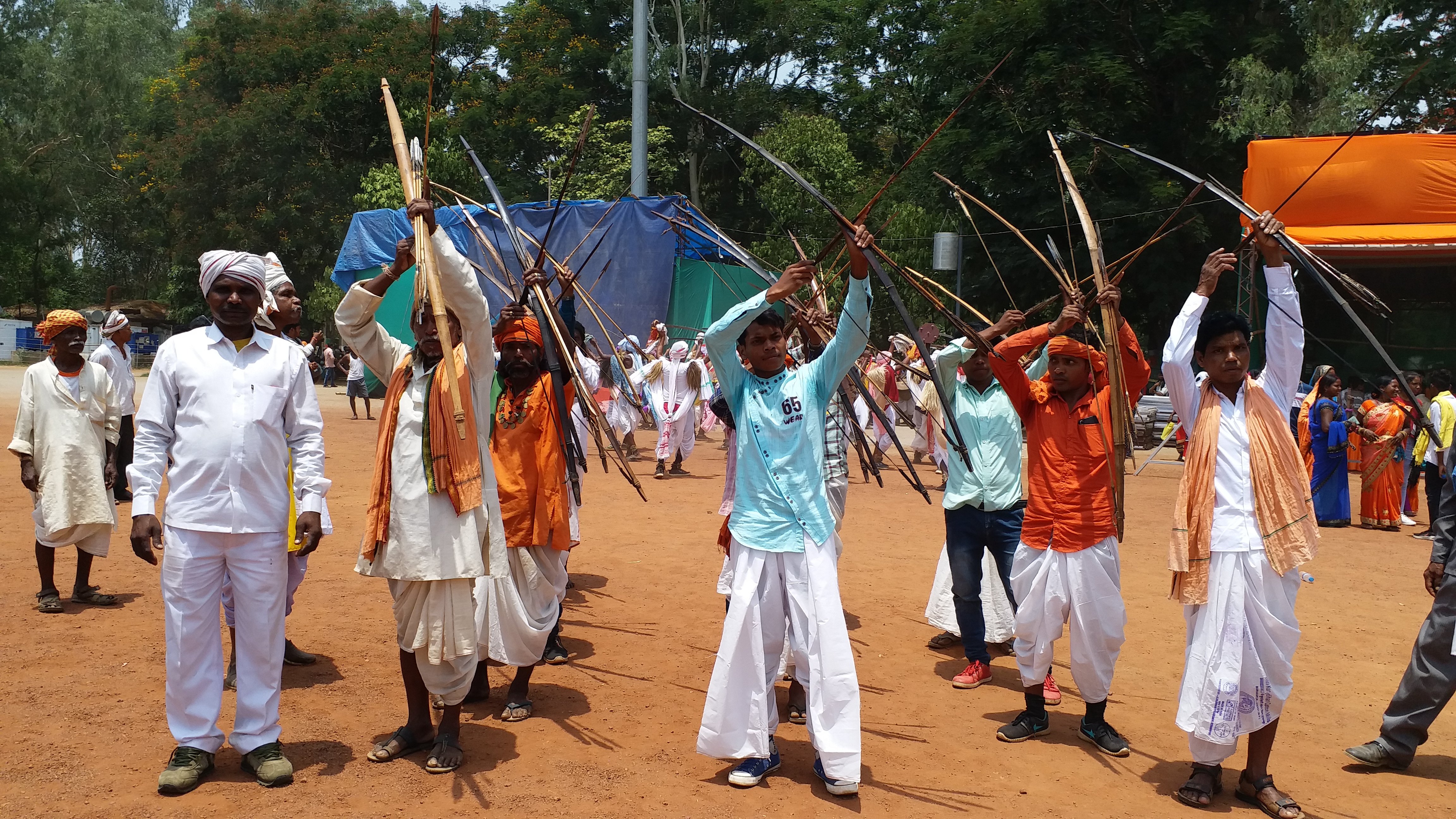 Bhagwan Birsa Munda Vishwas rally in Morhabadi ground