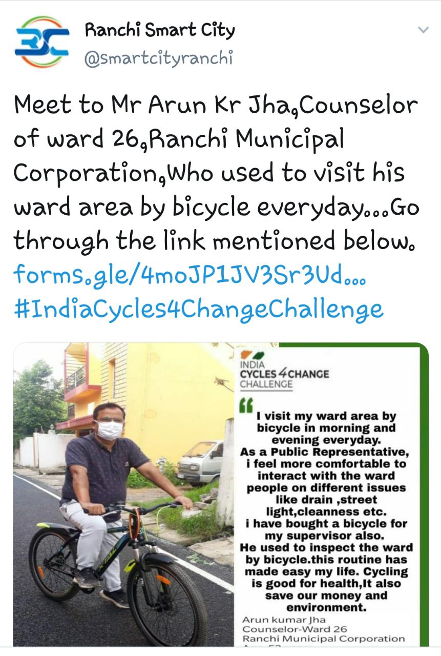 india cycle for change challenge