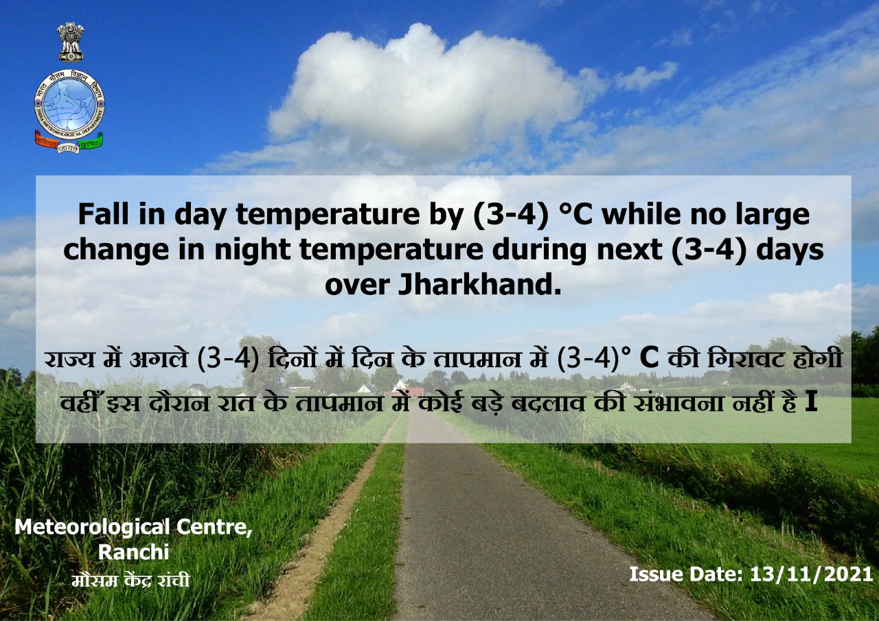 Jharkhand weather report