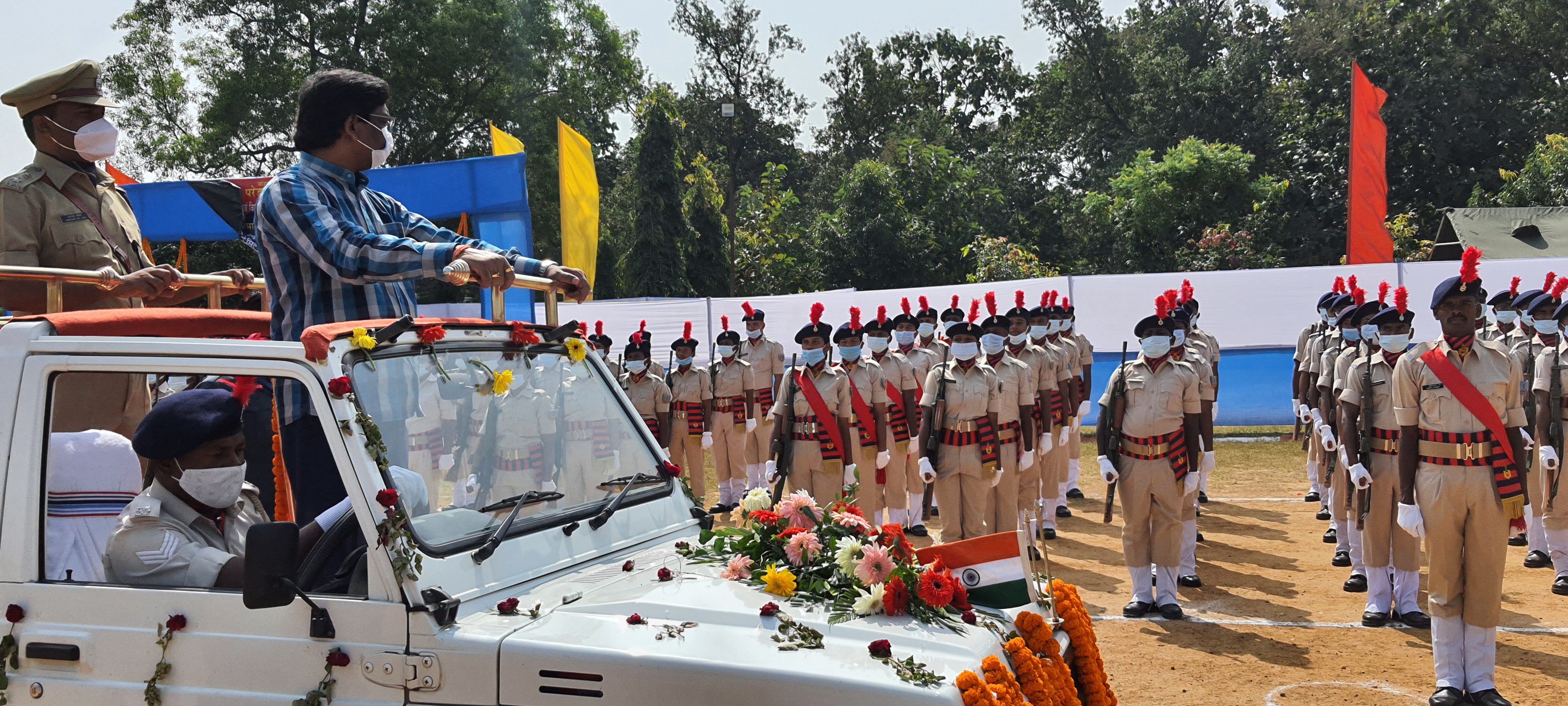 passing out parade in jap 2 in ranchi