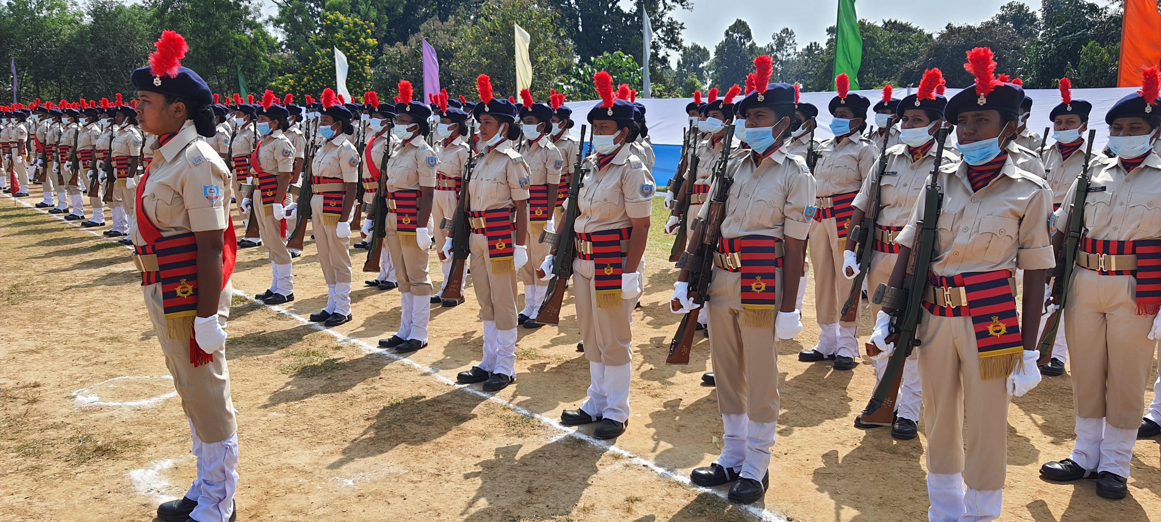 passing out parade in jap 2 in ranchi