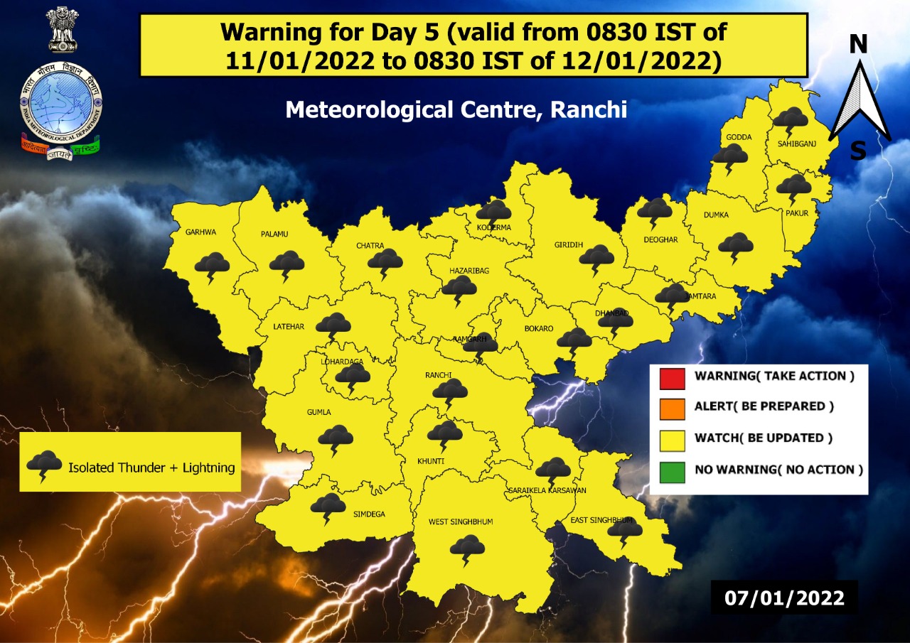 Jharkhand weather update Chances of change in Jharkhand weather due to western disturbance