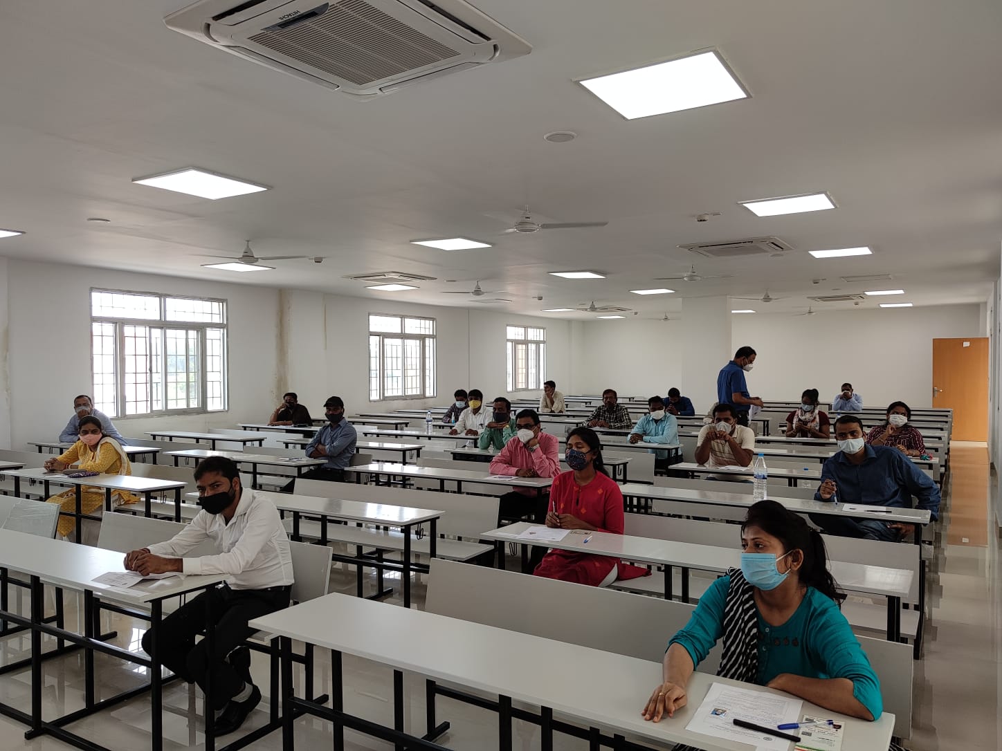 Offline PhD entrance exam held in JTU after Corona in Ranchi