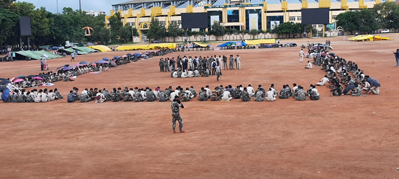 Assistant Policemen Protest