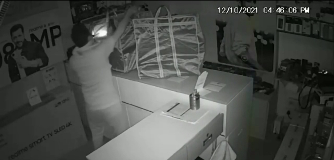 cctv footage of theft