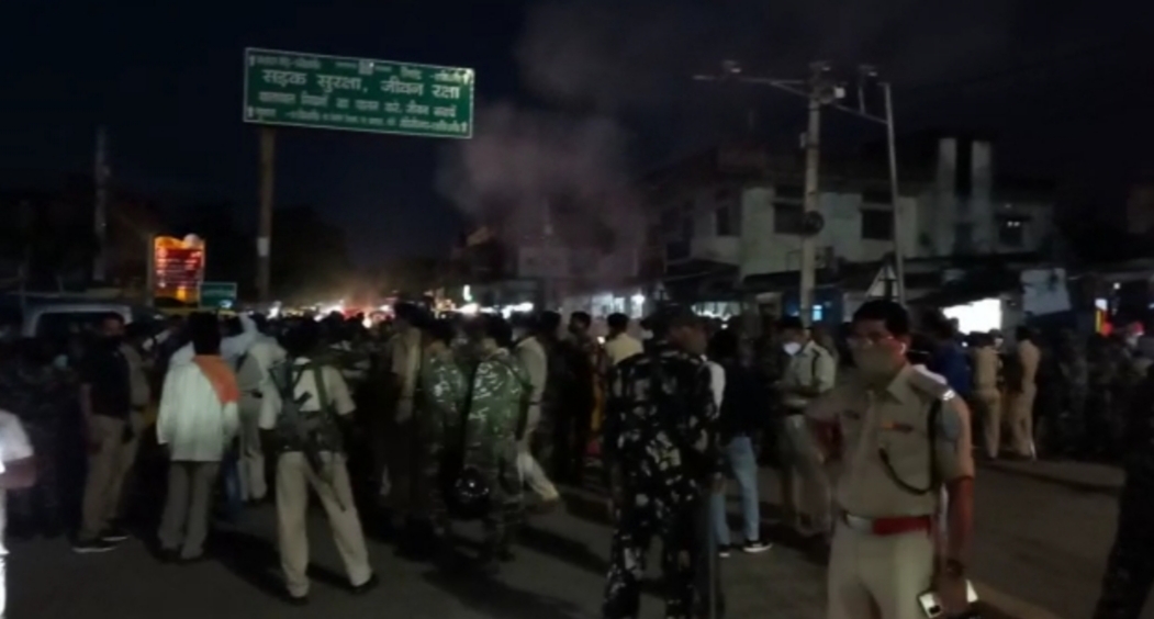 Police reached Argora in Ranchi to stop the ruckus