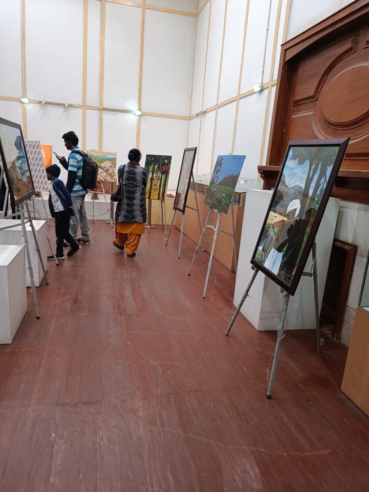 Tribal Painting Exhibition at Audrey House in Ranchi