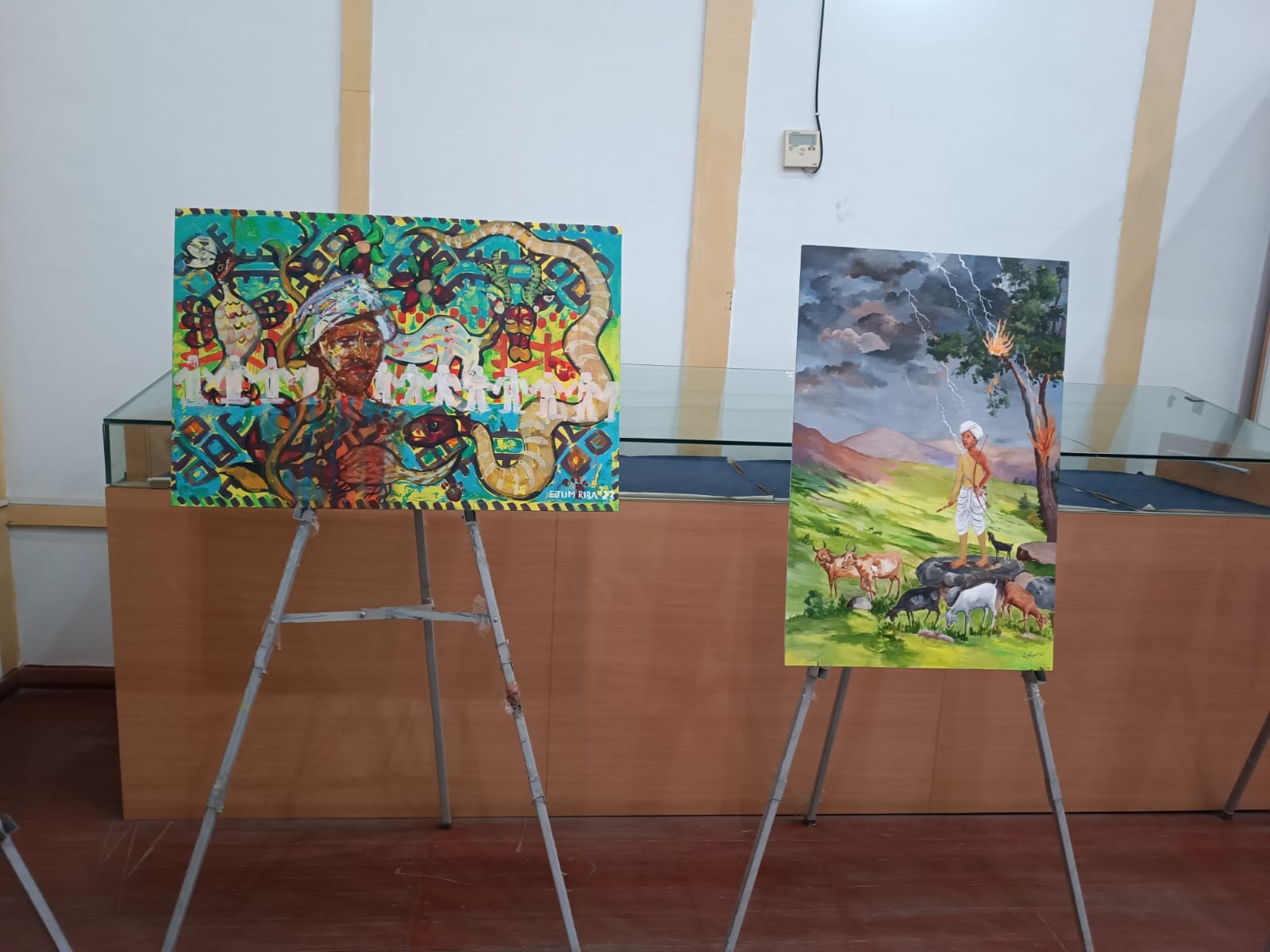 Tribal Painting Exhibition at Audrey House in Ranchi