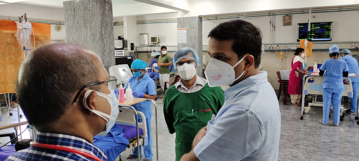 DC inspects hospital for children in ranchi