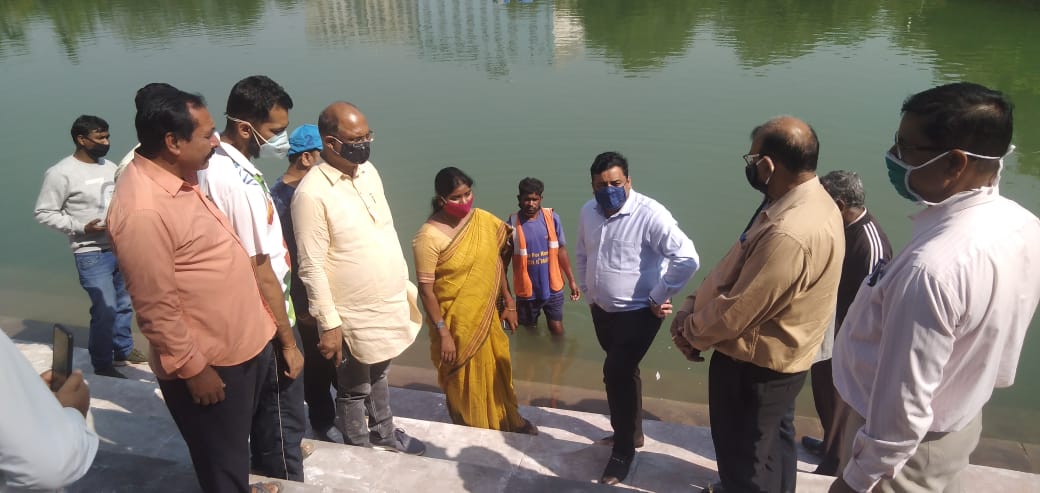 Mayor asha lakra inspected