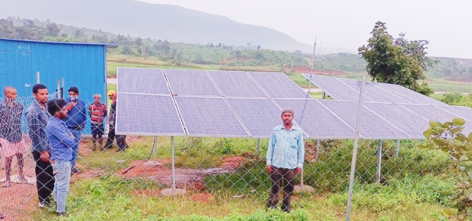 solar energy based lift irrigation system