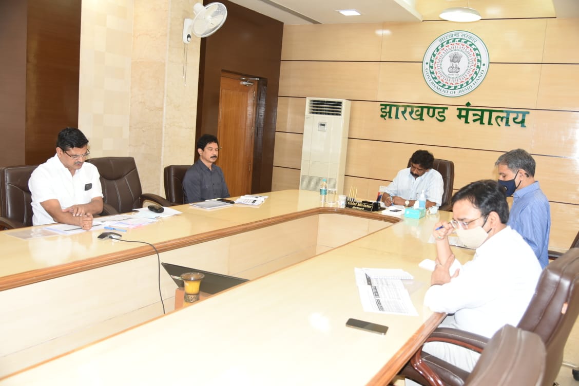 CM Hemant Soren review meeting with electricity department