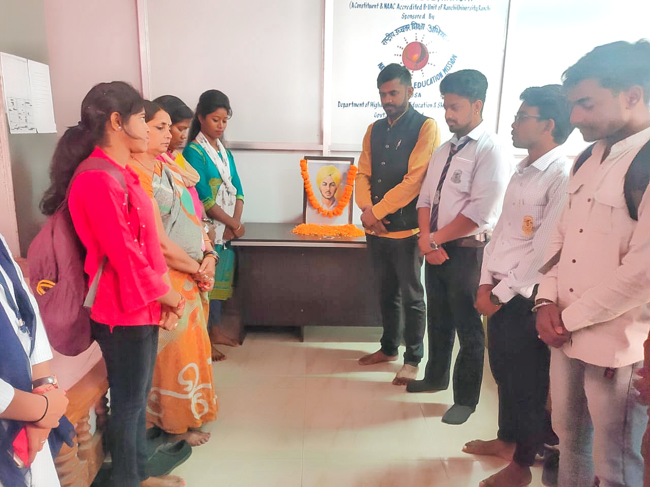 abvp celebrated shaheed divas in ranchi