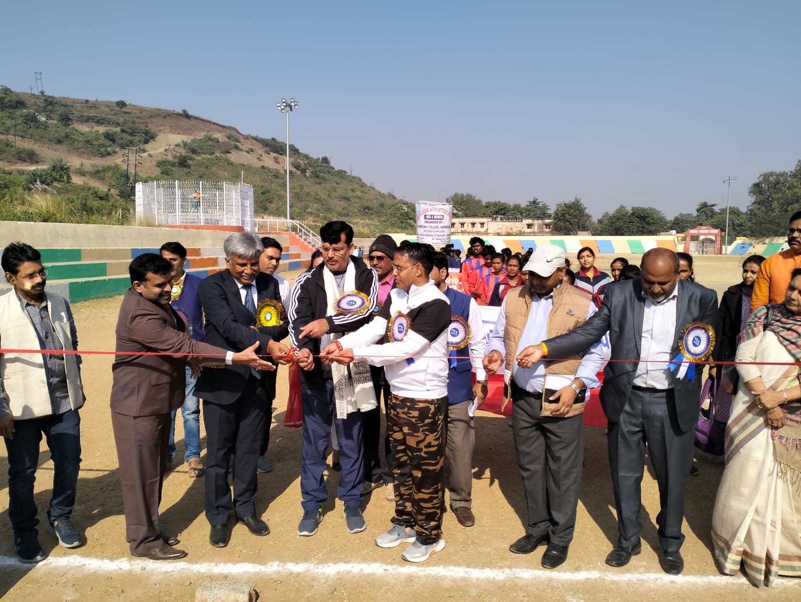 Inter college sports competition in Sahibganj