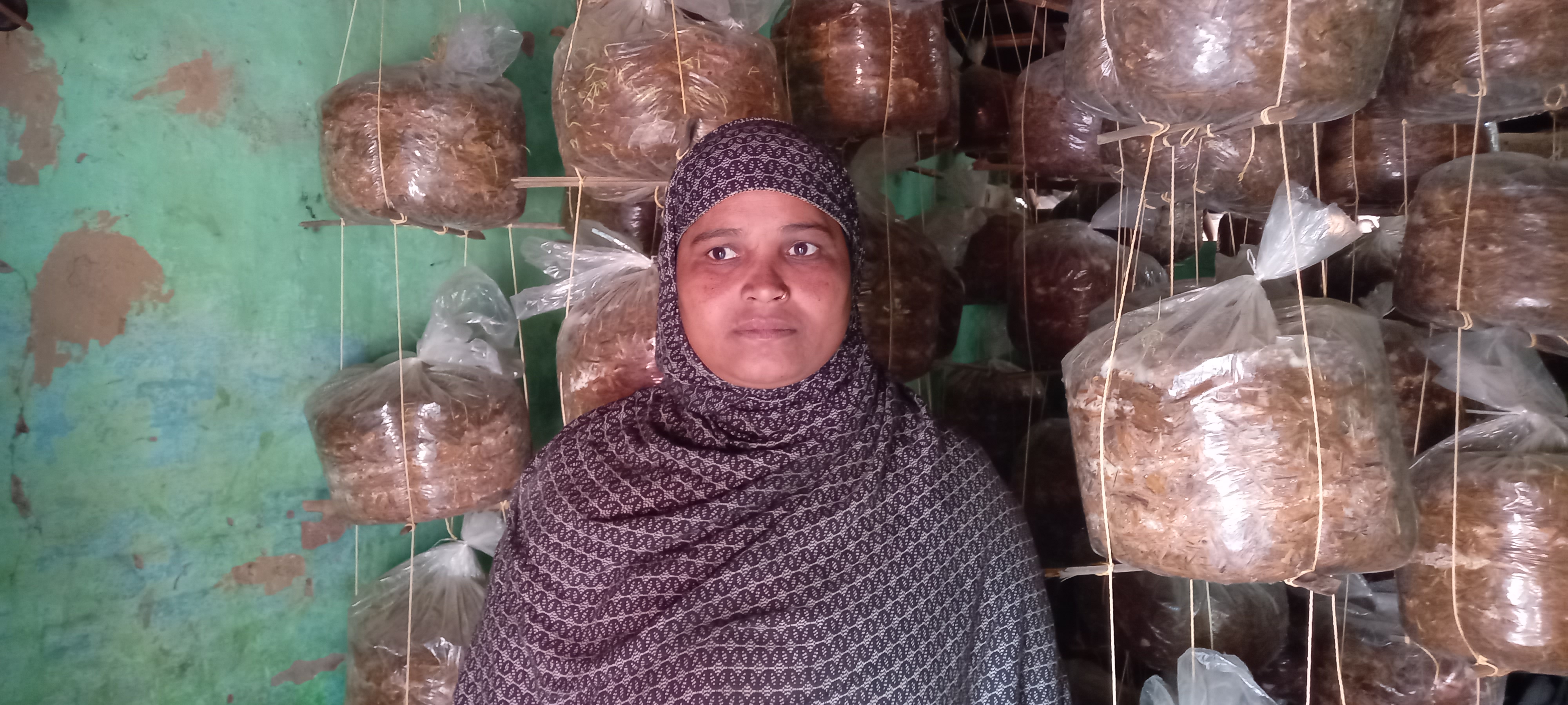 Asmila Khatun became inspiration for poverty alleviation due to mushroom cultivation in Sahibganj