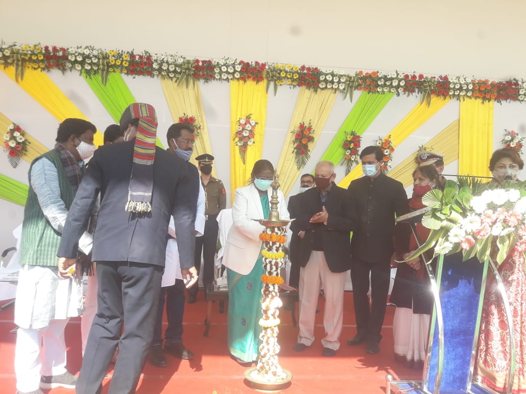 Governor inaugurated degree college and women college in simdega