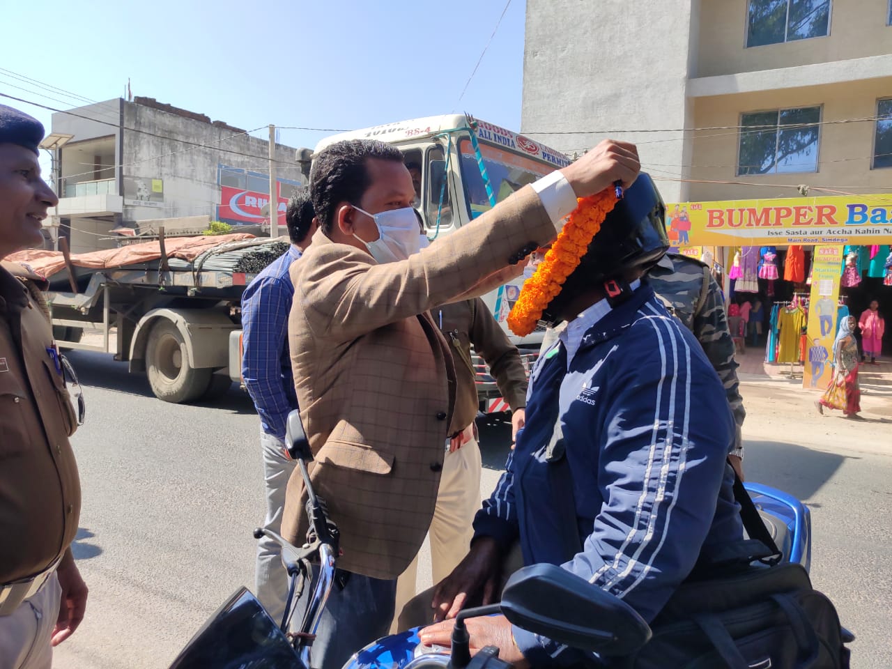 Road Safety Month Campaign in Simdega