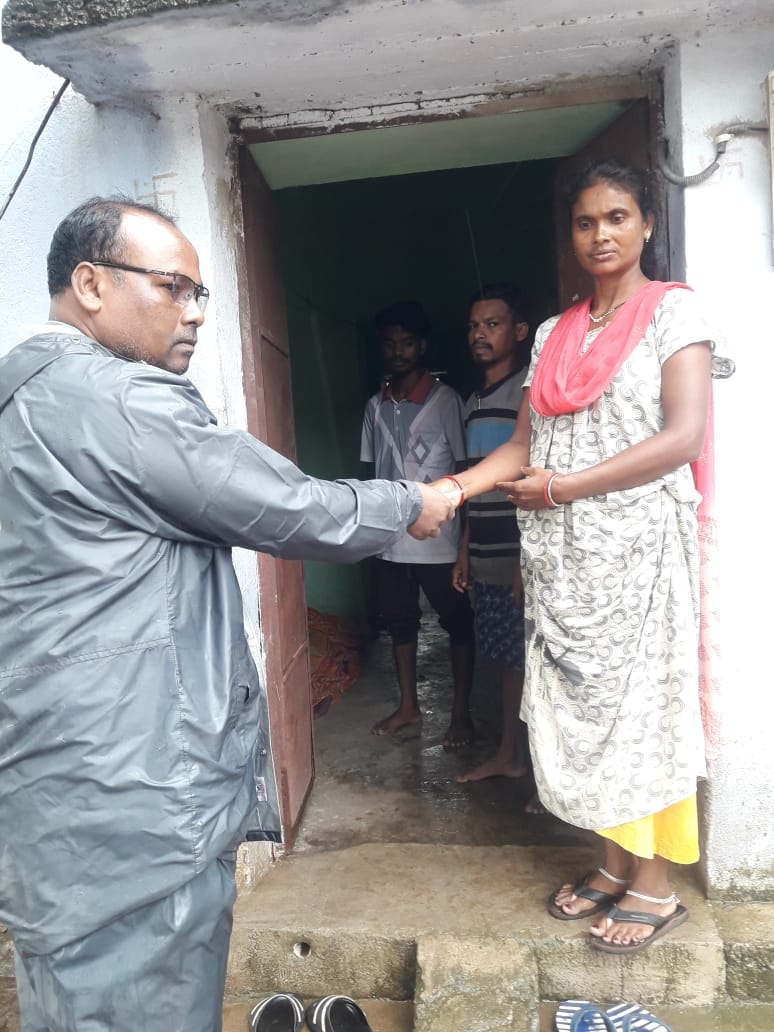 life affected due to heavy rains in West Singhbhum District