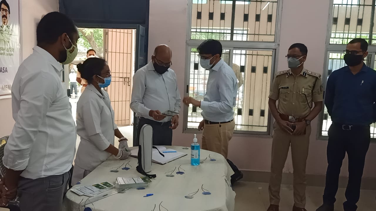 workplace vaccination center started at Civil Court campus in Chaibasa